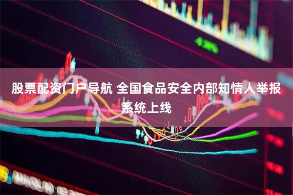股票配资门户导航 全国食品安全内部知情人举报系统上线